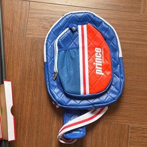 Prince Quilted Blue and Red pickleball  Bag